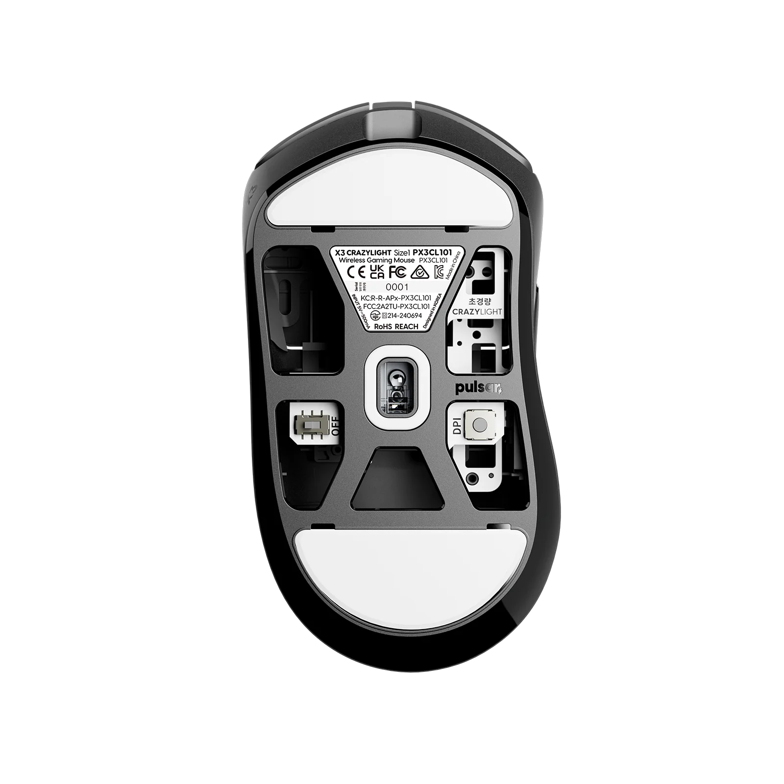 X3 CrazyLight Medium Gaming Mouse - Image 2
