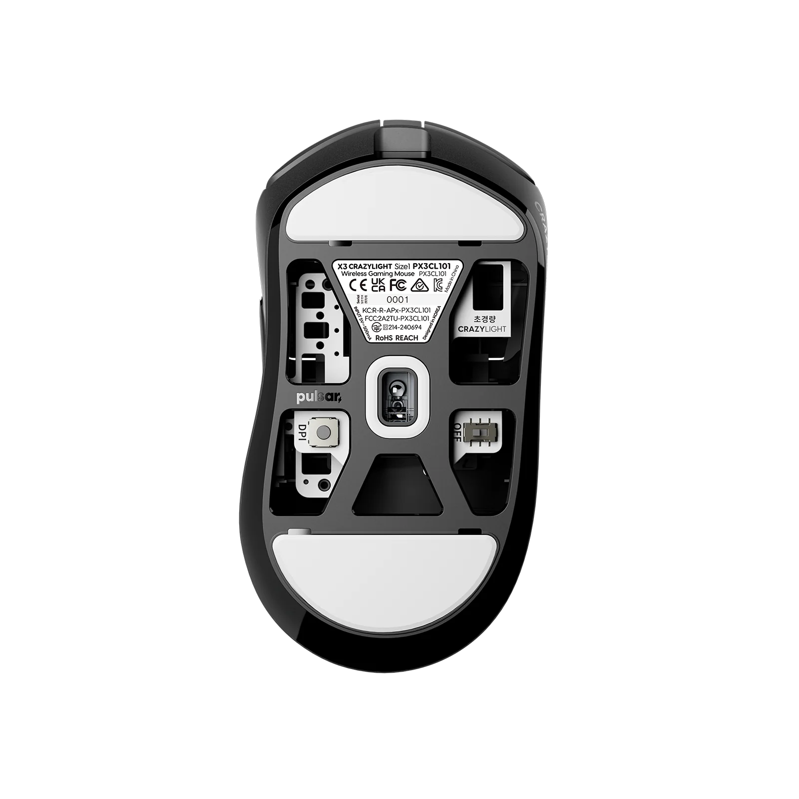X3 LHD CrazyLight Mini Gaming Mouse - Image 2